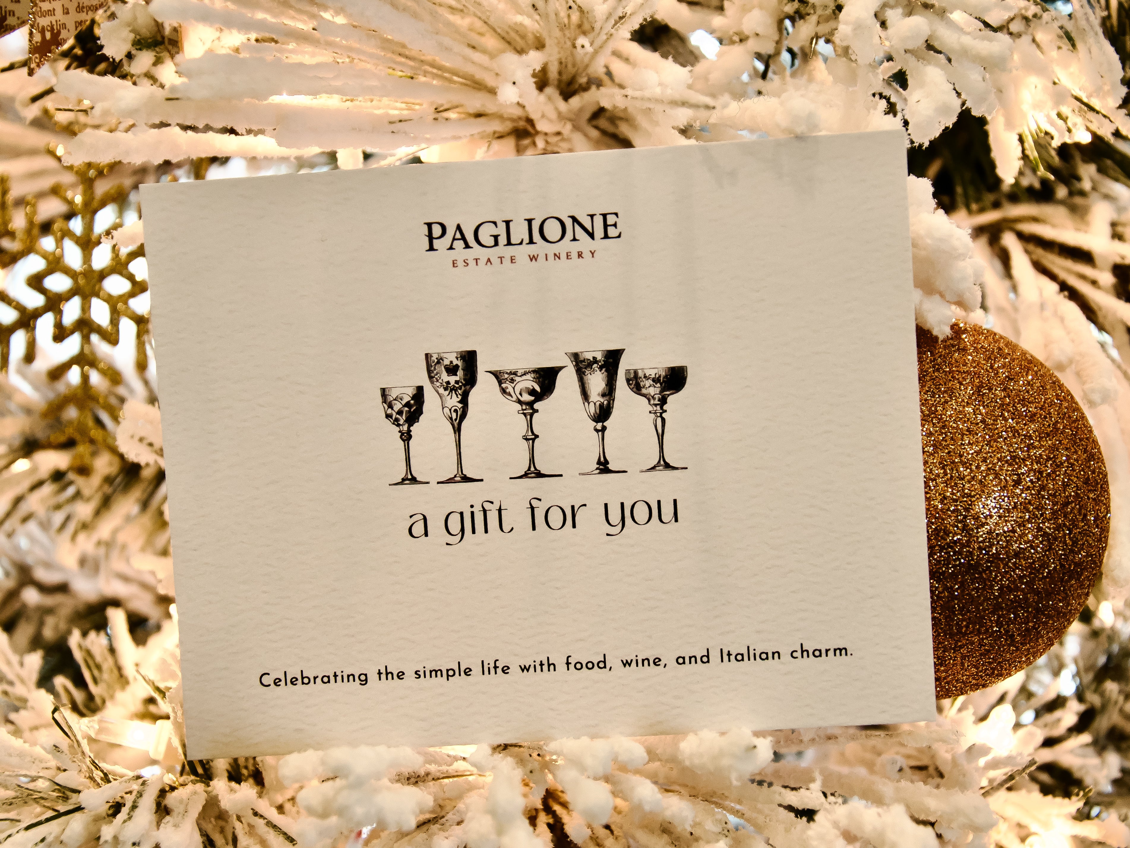 Winery & Trattoria Gift Certificate